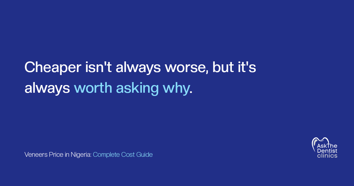 Cheaper isn't always worse, but it's always worth asking why